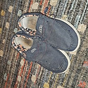 Hey dude wally Sox blue men's size 12